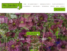 Tablet Screenshot of mygardennursery.com